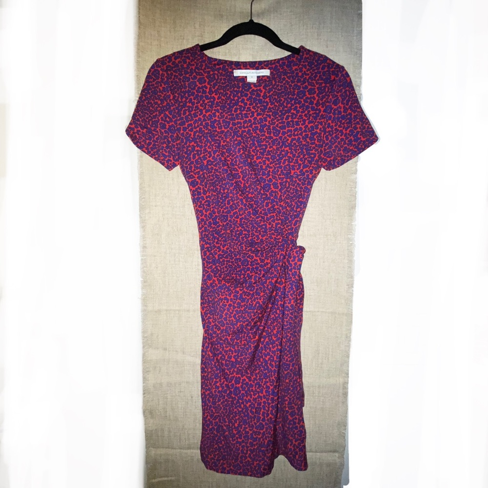 NWOT Diane Von Furstenberg Animal Print Dress - sz 8